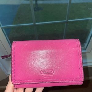 Coach Pink mini wallet